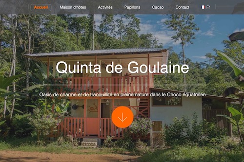 Quinta De Goulaine - Design and complete development of the website